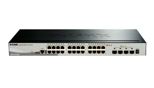 D-Link DGS-1510-28X 28-port Gigabit Layer 3 Lite Stackable Smart Managed Switch with 4-port 10G Uplinks