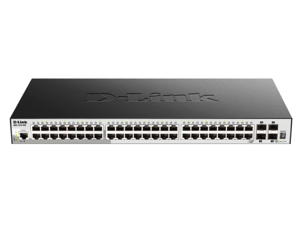 D-Link DGS-1510-52X 52-port Gigabit Layer 3 Lite Stackable Smart Managed Switch with 4-port 10G Uplinks