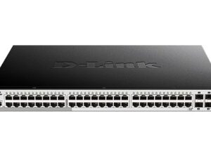 D-Link DGS-1510-52XMP 52-port Gigabit Layer 3 Lite Stackable Smart Managed PoE (370W) Switch with 4-port 10G Uplinks