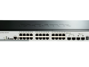 D-Link DGS-1510-28P 28-port Gigabit L3 Lite Stackable Smart Managed PoE (193W) Switch with 2-port Gigabit & 2-port 10G Uplinks