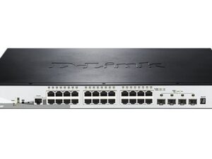 D-Link DGS-1510-28XMP 28-port Gigabit Layer 3 Lite Stackable Smart Managed PoE (370W) Switch with 4-port 10G Uplinks