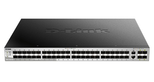 D-Link DGS-3130-54S 54-Port Lite Layer 3 Stackable Managed Gigabit Fiber Switch
