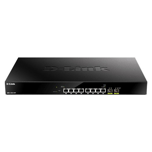 D-Link DMS-1100-10TP 10-port 2.5G Smart Managed PoE (240W) Switch with 2-port 10G Uplinks