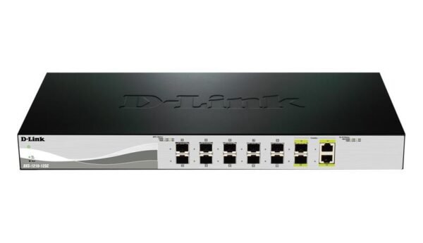D-Link DXS-1210-12SC 12-port 10G Smart Managed Switch with 2-port 10G Combo Uplinks