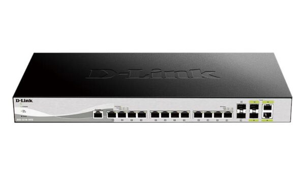 D-Link DXS-1210-16TC 16-port 10G Smart Managed Switch with 2-port 10G & 2-port 10G Combo Uplinks