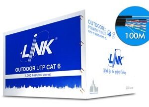 Link US-9106PW-1 CAT 6 UTP, PE OUTDOOR w/Power wire