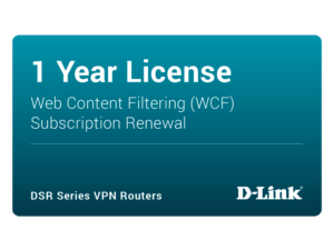 D-Link DSR-250-WCF-12-LIC DSR-250 Dynamic Web Content Filtering License 12-months