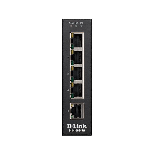 5308.jpg D-Link DIS-100G-5W 5-port Gigabit Industrial Unmanaged Switch