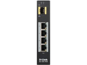 D-Link DIS-100G-5PSW 5-Port Gigabit Unmanaged Industrial PoE Switch