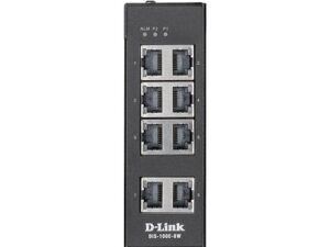 D-Link DIS-100G-8W 8-Port Gigabit Unmanaged Industrial Switch