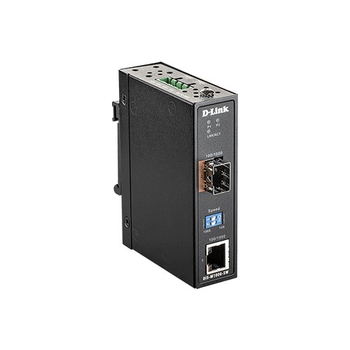 D-Link DIS-M100G-SW Gigabit Industrial Unmanaged Media Converter