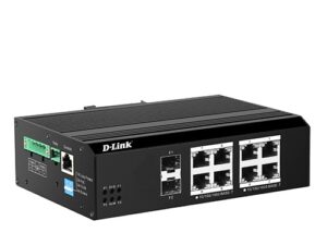 D-Link DIS-F2010PS-E 10-Port Gigabit Managed Industrial PoE Switch