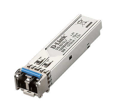 D-Link DIS-S310LX 1-port Mini-GBIC SFP to 1000BaseLX Single-Mode 10km Fibre Transceiver