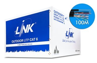54.jpg Link US-9106MW-1 CAT 6 UTP, PE OUTDOOR w/Drop wire & Power wire