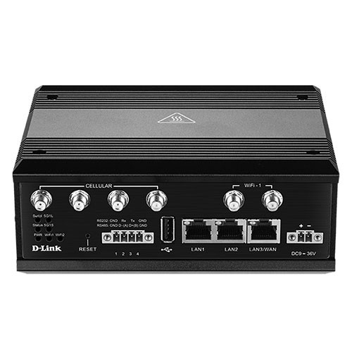 D-Link DWM-3010 5G NR/4G LTE Industrial VPN Wi-Fi Mobile Router