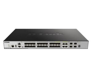 D-Link DGS-3630-28SC/SI 28-Port Layer 3 Stackable Managed Gigabit Fiber Switch