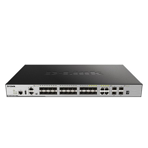 D-Link DGS-3630-28SC/SI 28-Port Layer 3 Stackable Managed Gigabit Fiber Switch