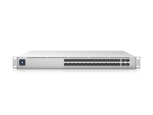 5515.png Ubiquiti USW-PRO-AGGREGATION High-Capacity 32-Port Layer 3 Switch with 10G SFP+ and 25G SFP28 Connections, DC Backup-Ready