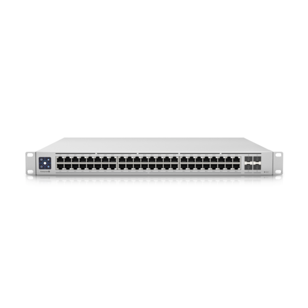 Ubiquiti USW-ENT-48-POE Layer 3, PoE switch with (48) 2.5GbE, 802.3at PoE+ RJ45 ports and (4) 10G SFP+ ports