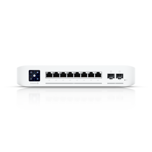 5536.png Ubiquiti USW-ENT-8-POE Layer 3, PoE switch with (8) 2.5GbE, 802.3at PoE+ RJ45 ports and (2) 10G SFP+ ports