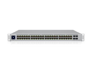 5545.png Ubiquiti USW-PRO-48 Layer 3 switch with (48) GbE RJ45 ports and (4) 10G SFP+ ports