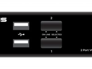 NEXIS MK102B 2-Port VGA/USB KVM Switch with Audio Support