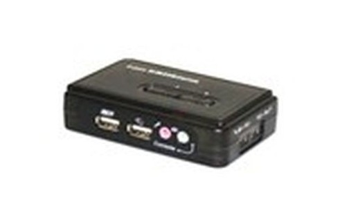 5598.jpg NEXIS KV512 2-PORT VGA USB SLIM KVM SWITCH W/ AUDIO & MIC