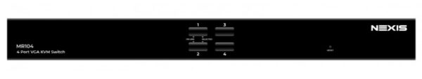 NEXIS MR104 4 Port VGA/USB KVM Switch Rack-Mountable