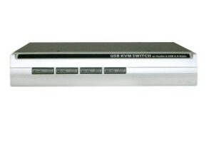 NEXIS KV814U 4-Port VGA, USB, Audio with USB 2.0 Hub