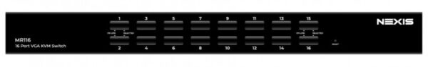 5660.jpg NEXIS MR116 Rack-Mountable KVM Switch, VGA 16ports