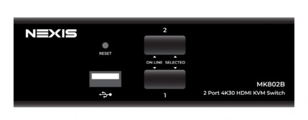 5729.jpg Nexis MK802B Single monitor HDMI KVM Switch, 2ports