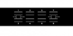 Nexis MR808 Rack-Mountable KVM Switch, HDMI 8 ports