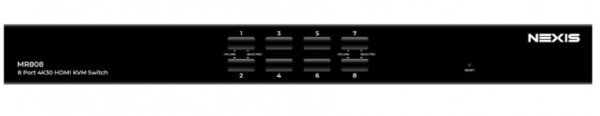Nexis MR808 Rack-Mountable KVM Switch, HDMI 8 ports