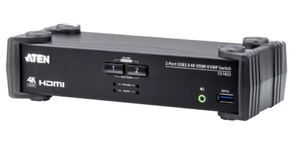 Aten CS1822 2-PORT USB3.0 4K HDMI KVMP™ SWITCH