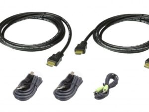 Aten 2L-7D02UHX5 1.8M USB HDMI Dual Display Secure KVM Cable KIT