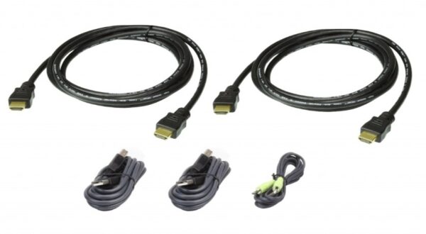 Aten 2L-7D02UHX5 1.8M USB HDMI Dual Display Secure KVM Cable KIT