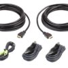 Aten 2L-7D03UHX5 3M USB HDMI Dual Display Secure KVM Cable KIT