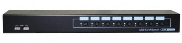 Nexis KH918 8-Port Rackmount HDMI USB KVM Switch