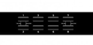 Nexis MR408 Rack-Mountable KVM Switch, DVI 8ports