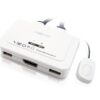 Nexis KP512C KVM Switch 2-Port DisplayPort, USB, Audio with QuickSwitch