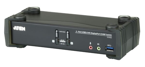 Aten CS1922 2-Port USB 3.0 4K DisplayPort KVMP™ Switch
