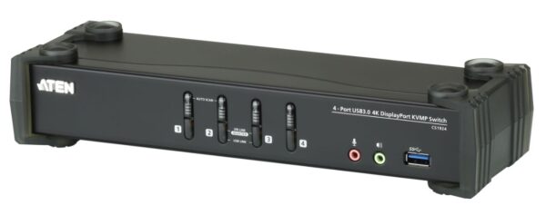 Aten CS1924 4-Port USB 3.0 4K DisplayPort KVMP™ Switch
