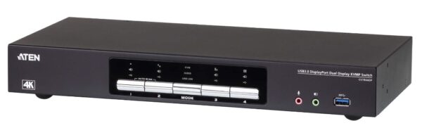 Aten CS1944DP 4-Port USB 3.0 4K DisplayPort Dual Display KVMP™ Switch