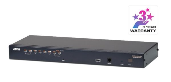 Aten KH1508A 8-Port Multi-Interface (DisplayPort, HDMI, DVI, VGA) Cat 5 KVM Switch