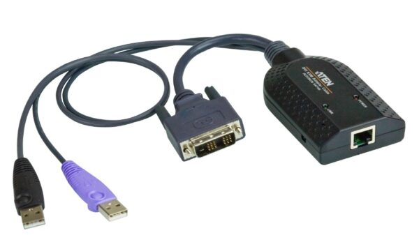 Aten KA7166 USB DVI Virtual Media KVM Adapter with Smart Card Support