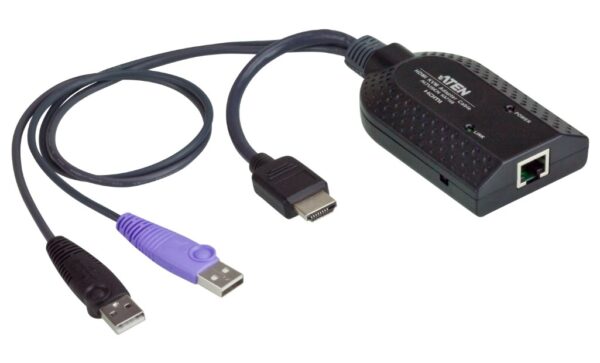 Aten KA7168 USB HDMI Virtual Media KVM Adapter with Smart Card Support