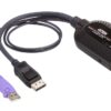 Aten KA7169 USB DisplayPort Virtual Media KVM Adapter with Smart Card Support