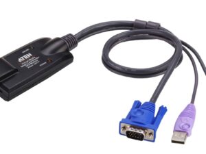 Aten KA7177 USB VGA Virtual Media KVM Adapter with Smart Card Support