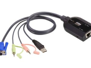 Aten KA7178 USB VGA/Audio Virtual Media KVM Adapter with Dual Output
