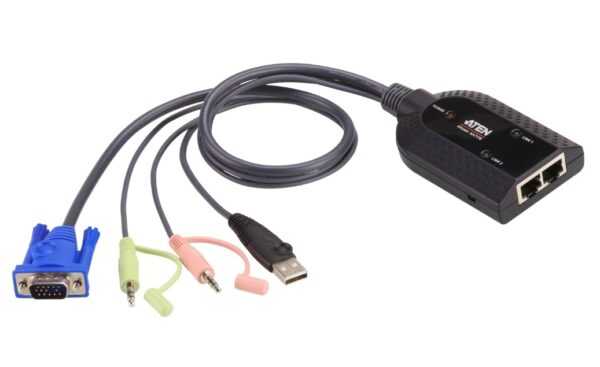 Aten KA7178 USB VGA/Audio Virtual Media KVM Adapter with Dual Output